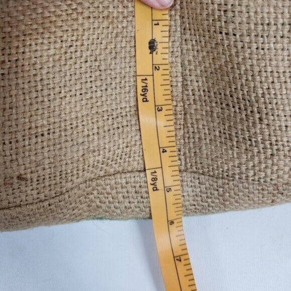 Burlap Coffee Sack Shoulder Bag Lined Unique Hippie Boho Free Spirit Graphic - Picture 13 of 16